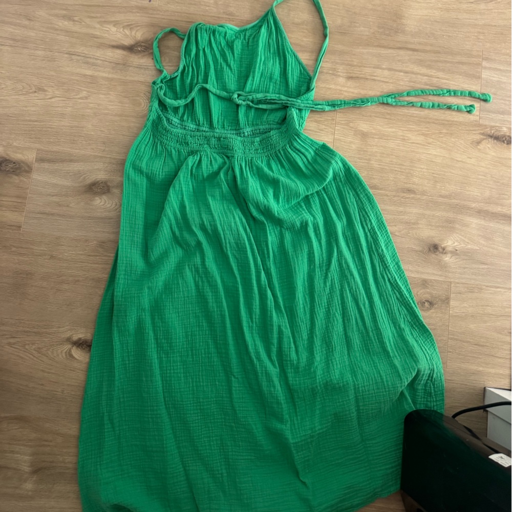 Aritzia Green Maxi Dress